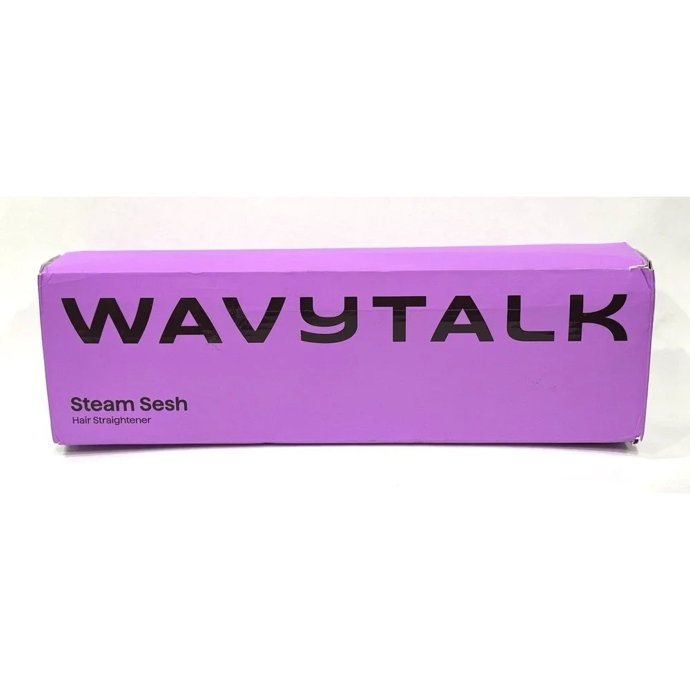 Wavytalk Steam Sesh Hair Straightener S228 Pink Open Box Complete Set